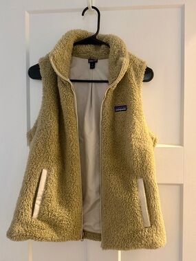 Patagonia Tan Sherpa Fleece Vest